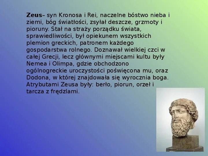 Bogowie Greccy - Slide 3