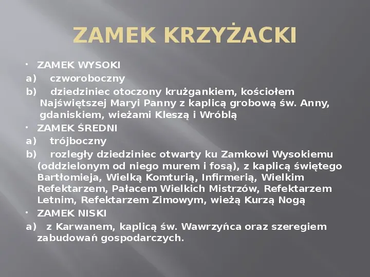Zabytki Polski - Slide 21