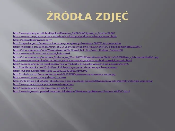 Zabytki Polski - Slide 35