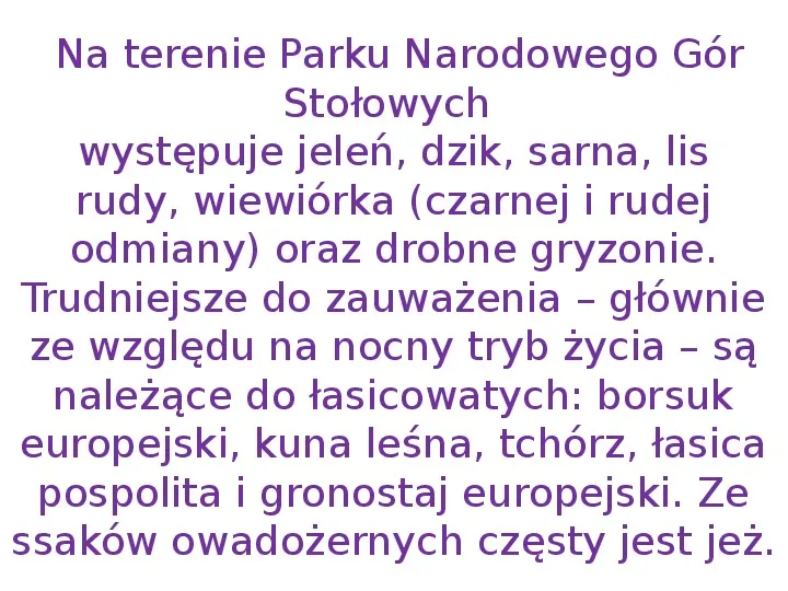 Park Narodowy Gór Stołowych - Slide 4