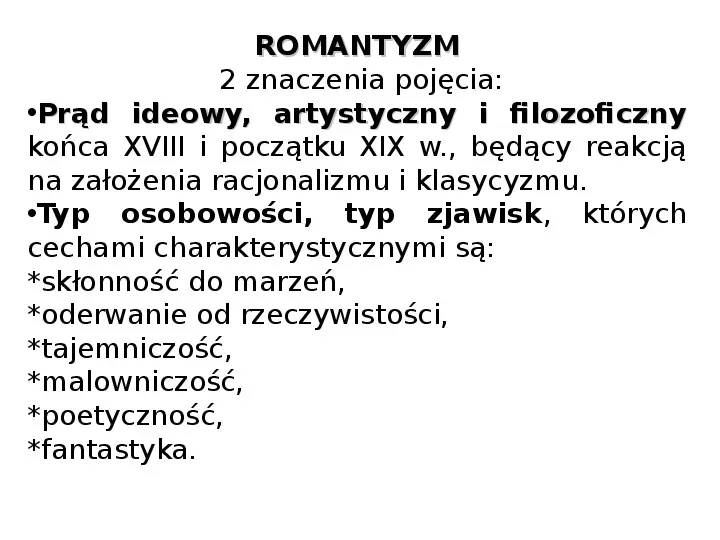 Romantyzm - Slide 6