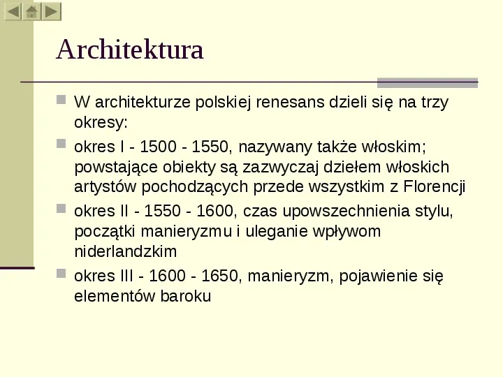 Kultura odrodzenia w Polsce - Slide 6
