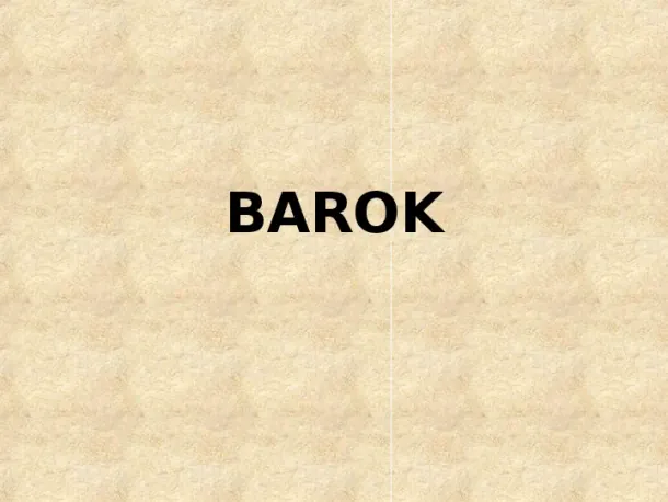 Barok - Slide pierwszy