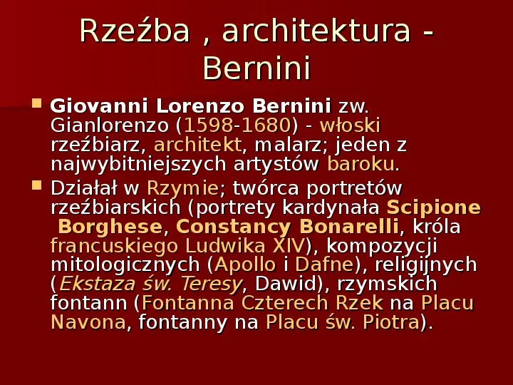Sztuka barokowa w Polsce i Europie - Slide 26