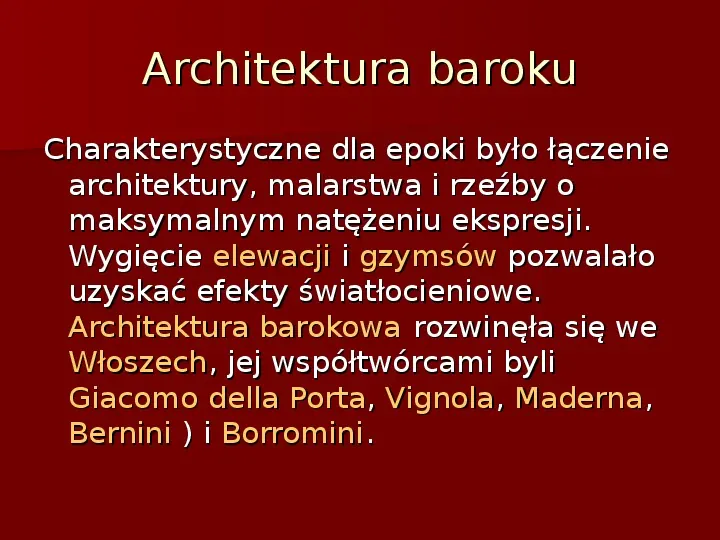 Sztuka barokowa w Polsce i Europie - Slide 31
