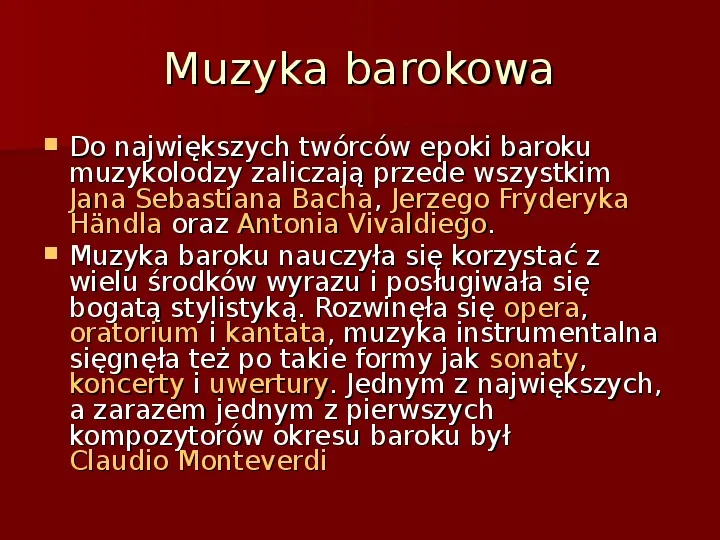 Sztuka barokowa w Polsce i Europie - Slide 39