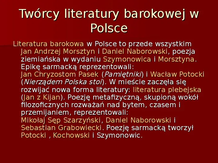 Sztuka barokowa w Polsce i Europie - Slide 46