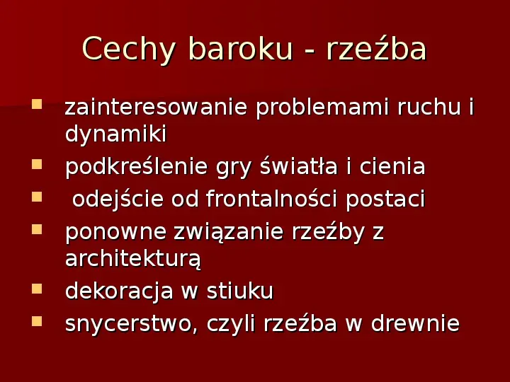 Sztuka barokowa w Polsce i Europie - Slide 6