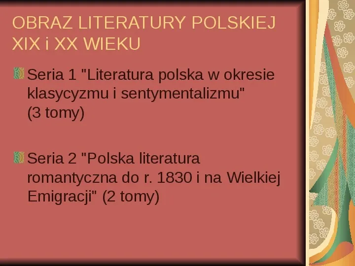 Źródła informacji z dziedziny historii literatury - Slide 43