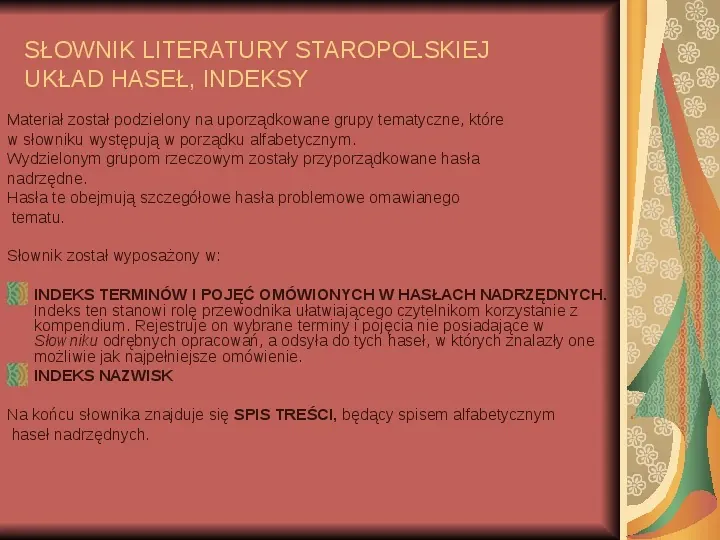 Źródła informacji z dziedziny historii literatury - Slide 58