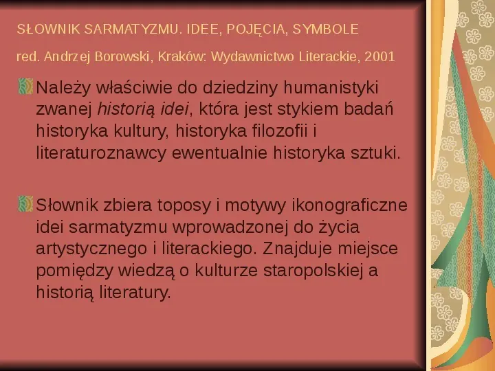 Źródła informacji z dziedziny historii literatury - Slide 73