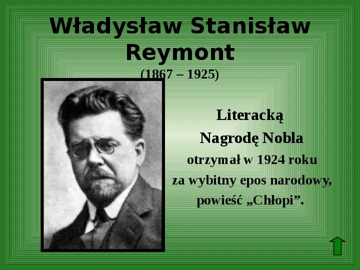 Polscy nobliści w dziedzinie literatury - Slide 31