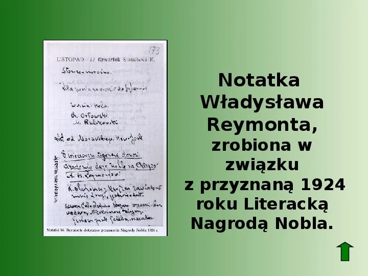 Polscy nobliści w dziedzinie literatury - Slide 35