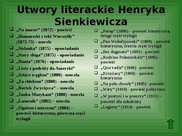 Polscy nobliści w dziedzinie literatury - Slide 4