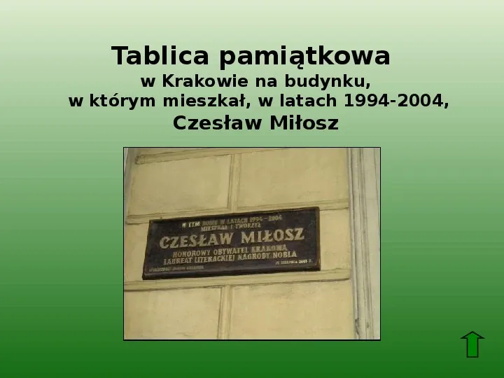 Polscy nobliści w dziedzinie literatury - Slide 60