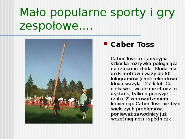 Sport to też rekreacja - Slide 7