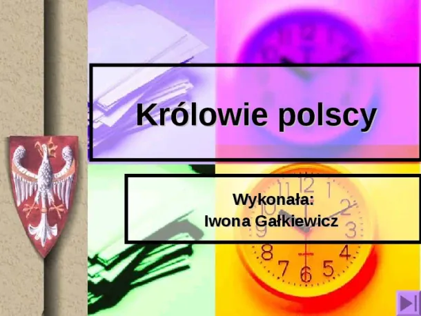 Królowie polscy - Slide pierwszy