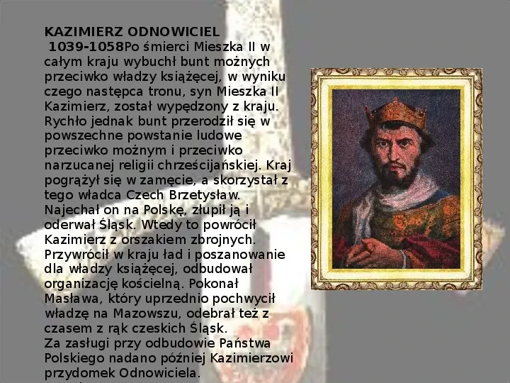 Poczet Królów Polskich - Slide 9