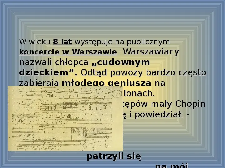 Fryderyk Chopin - największy polski kompozytor - Slide 10