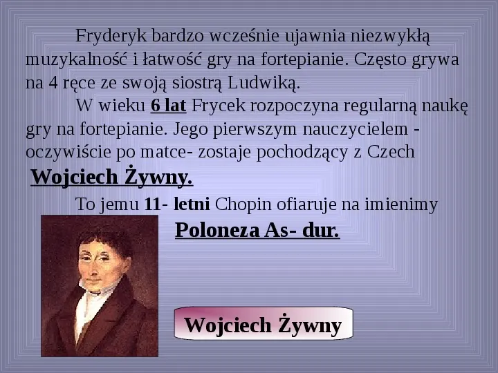 Fryderyk Chopin - największy polski kompozytor i pianista - Slide 11