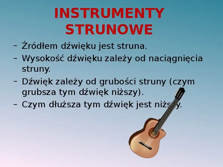 Instrumenty muzyczne - Slide 4