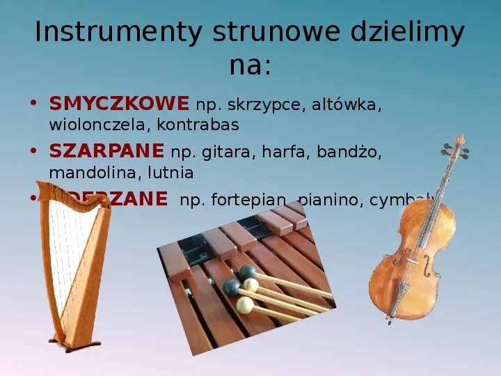 Instrumenty muzyczne - Slide 5
