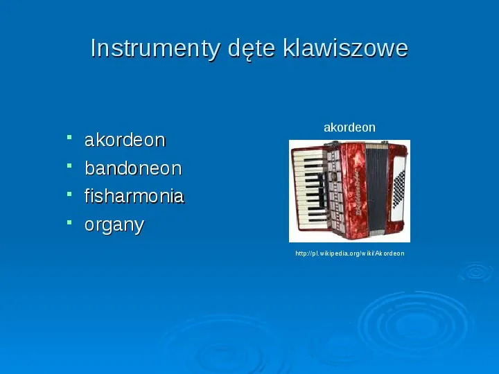 Instrumenty muzyczne - Slide 11