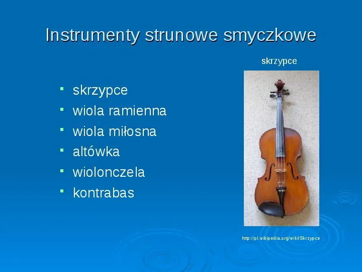 Instrumenty muzyczne - Slide 6