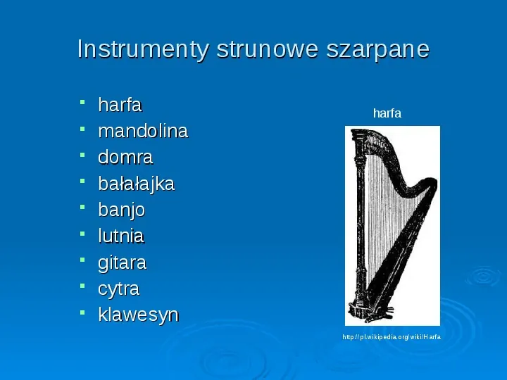 Instrumenty muzyczne - Slide 7