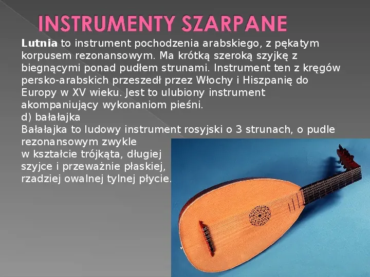 Instrumenty strunowe - Slide 16
