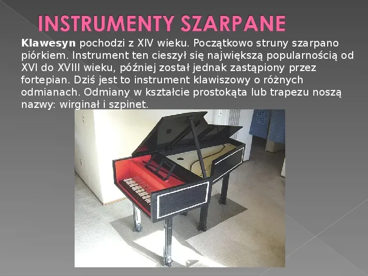 Instrumenty strunowe - Slide 17