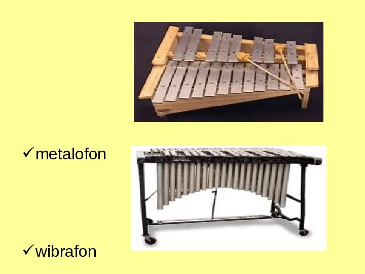 Instrumenty perkusyjne - Slide 11