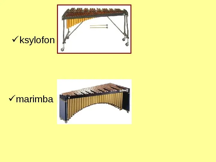 Instrumenty perkusyjne - Slide 12