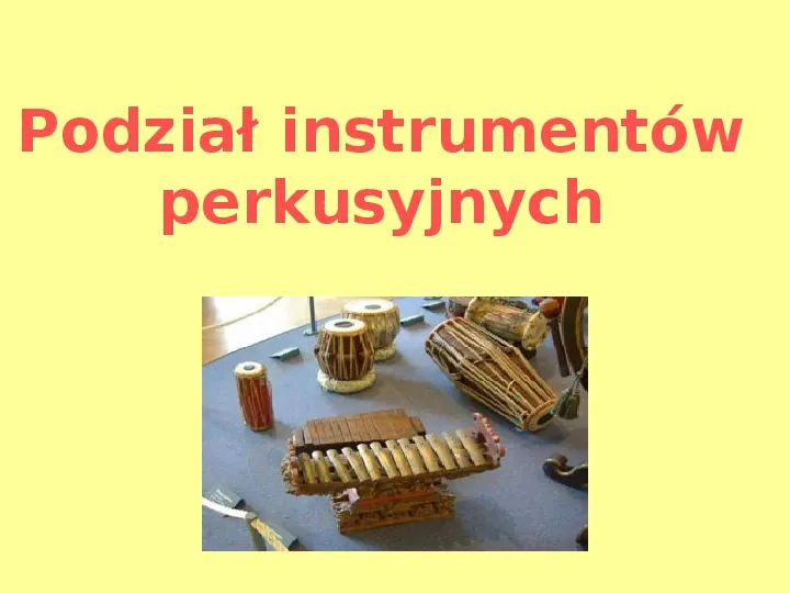 Instrumenty perkusyjne - Slide 7