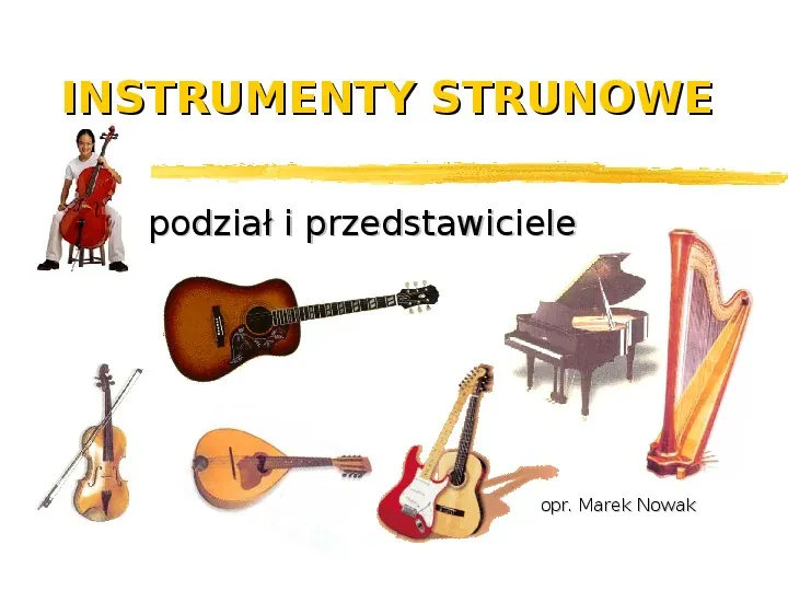 Instrumenty strunowe - Slide 1