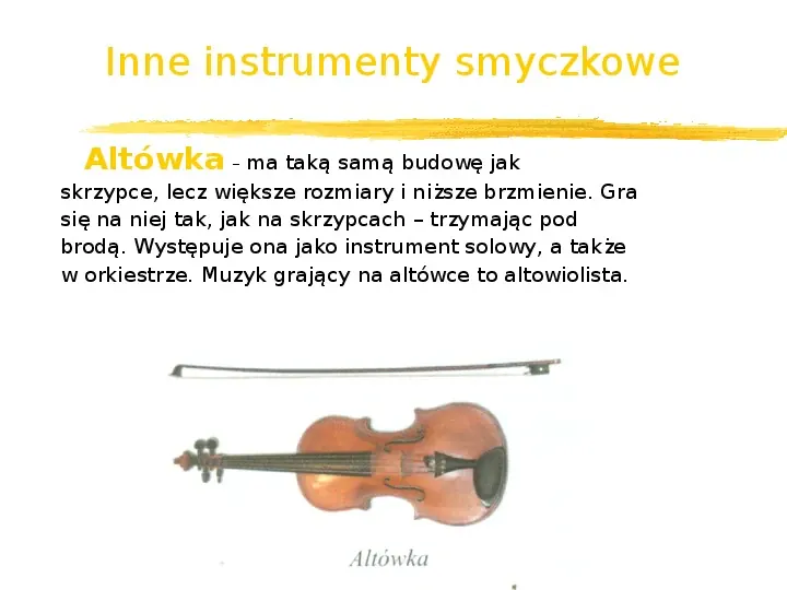 Instrumenty strunowe - Slide 8
