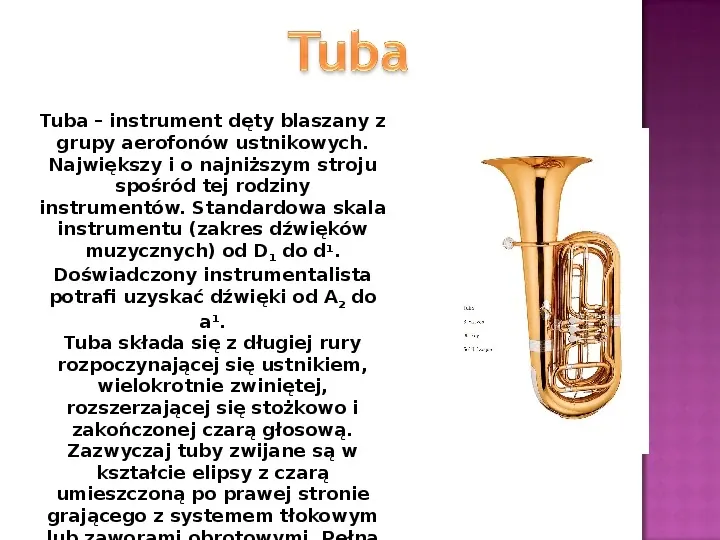 Instrumenty dęta - Slide 6