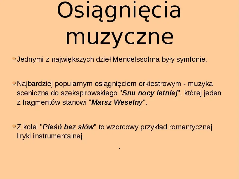 Felix Mendelssohn - Slide 11