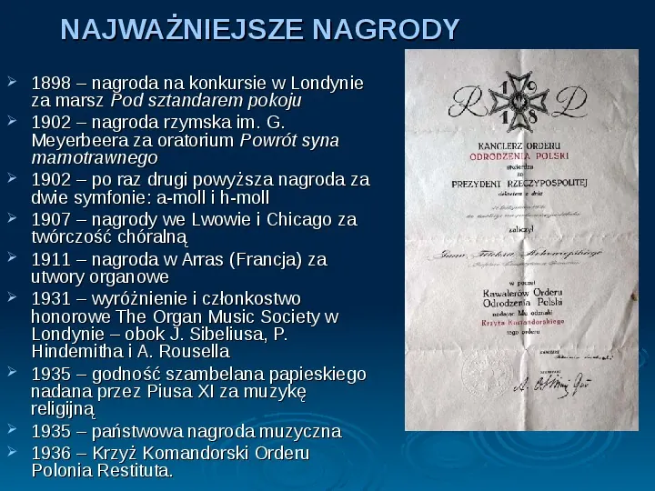 Feliks Nowowiejski - Slide 14