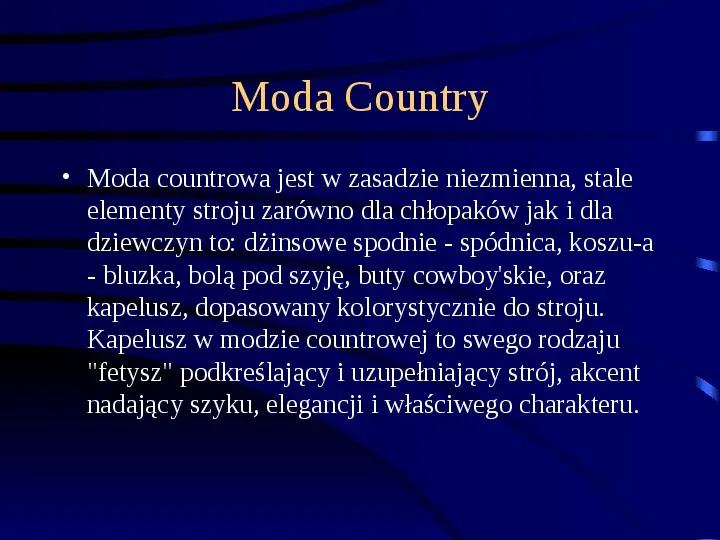 Subkultura country - Slide 10