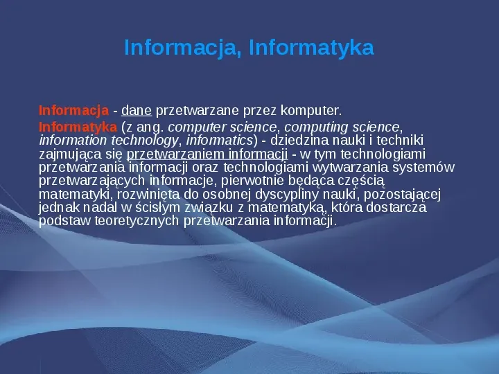 Komputer i Informatyka - Slide 10