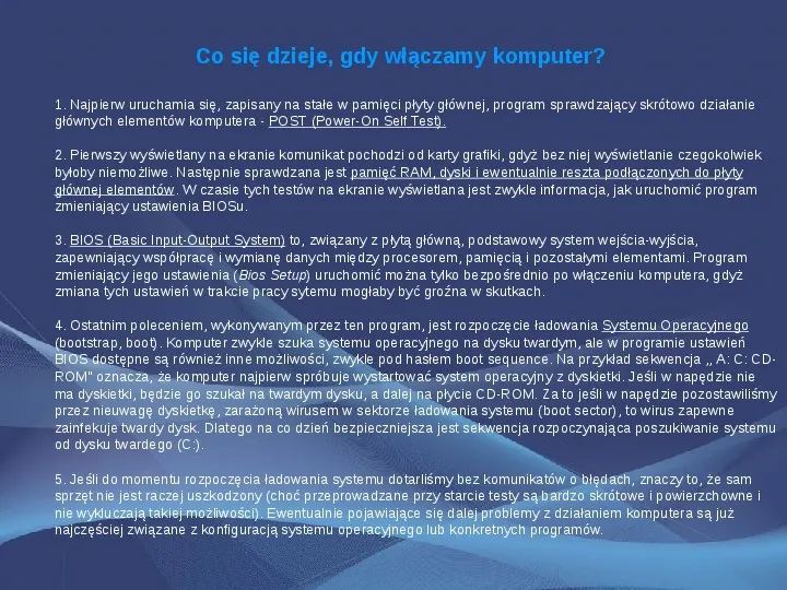 Komputer i Informatyka - Slide 9