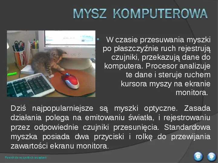 Sposoby komunikacji użytkownika z komputerem - Slide 5