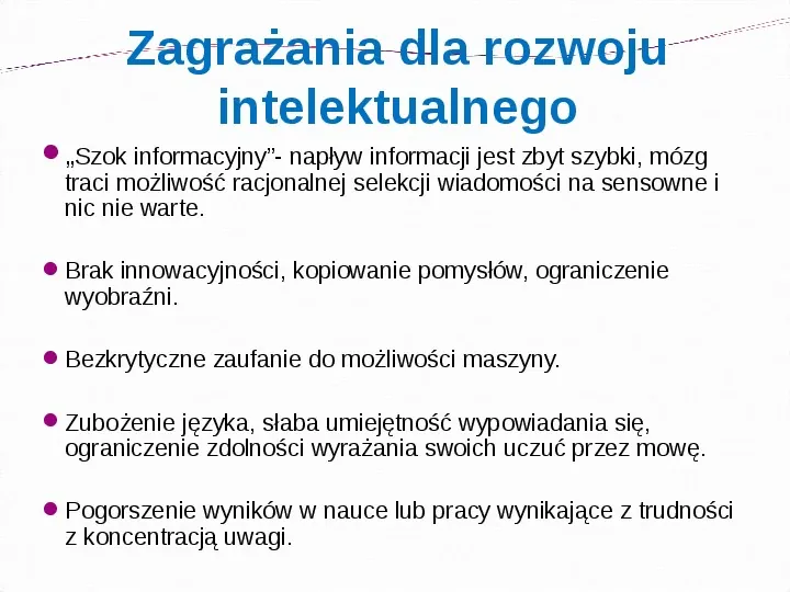 KOMPUTERY, INTERNET KORZYŚCI I ZAGROŻENIA - Slide 18