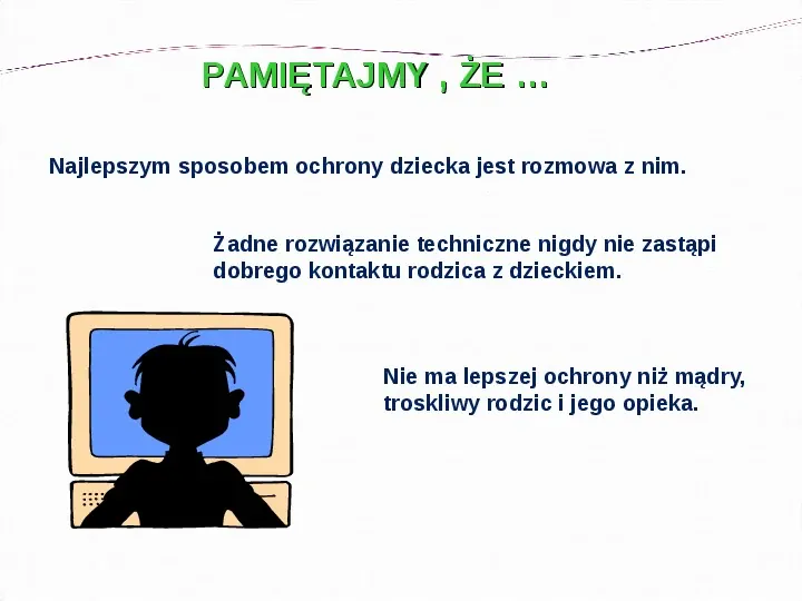 KOMPUTERY, INTERNET KORZYŚCI I ZAGROŻENIA - Slide 34