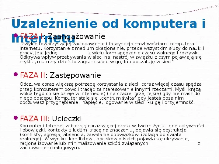 KOMPUTERY, INTERNET KORZYŚCI I ZAGROŻENIA - Slide 4