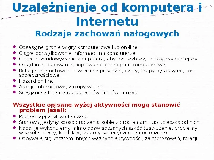 KOMPUTERY, INTERNET KORZYŚCI I ZAGROŻENIA - Slide 5