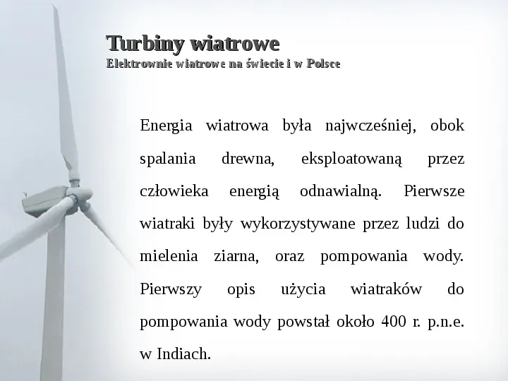 Energia wiatrowa - Slide 3