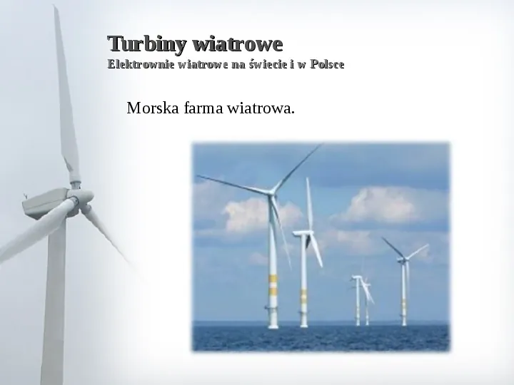 Energia wiatrowa - Slide 7