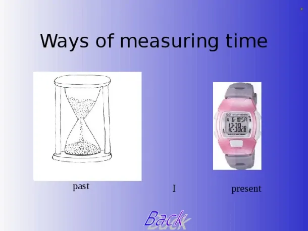 Sposoby mierzenia czasu - Slide pierwszy